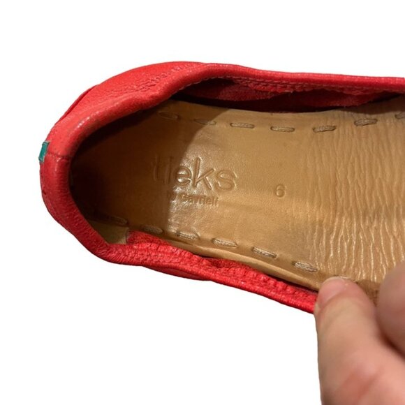 Tieks shoes women's 6 pink leather flats ballet round toe - Picture 8 of 8